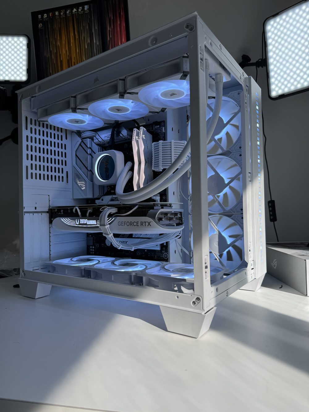 Build open-frame bleu